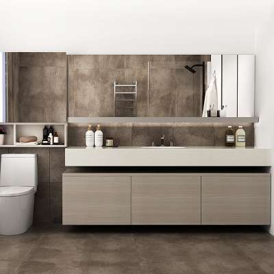 OPPEIN wholesale modern bathroom cabinet by Italian designer for bedrooms or hotel project bathroom vanity