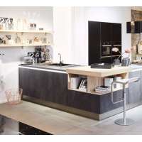 Welbom Miland European High Quality Melamine Kitchen Cabinets with Blum Hardware