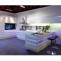 Welbom High Gloss Acrylic Glass Kitchen Cabinets